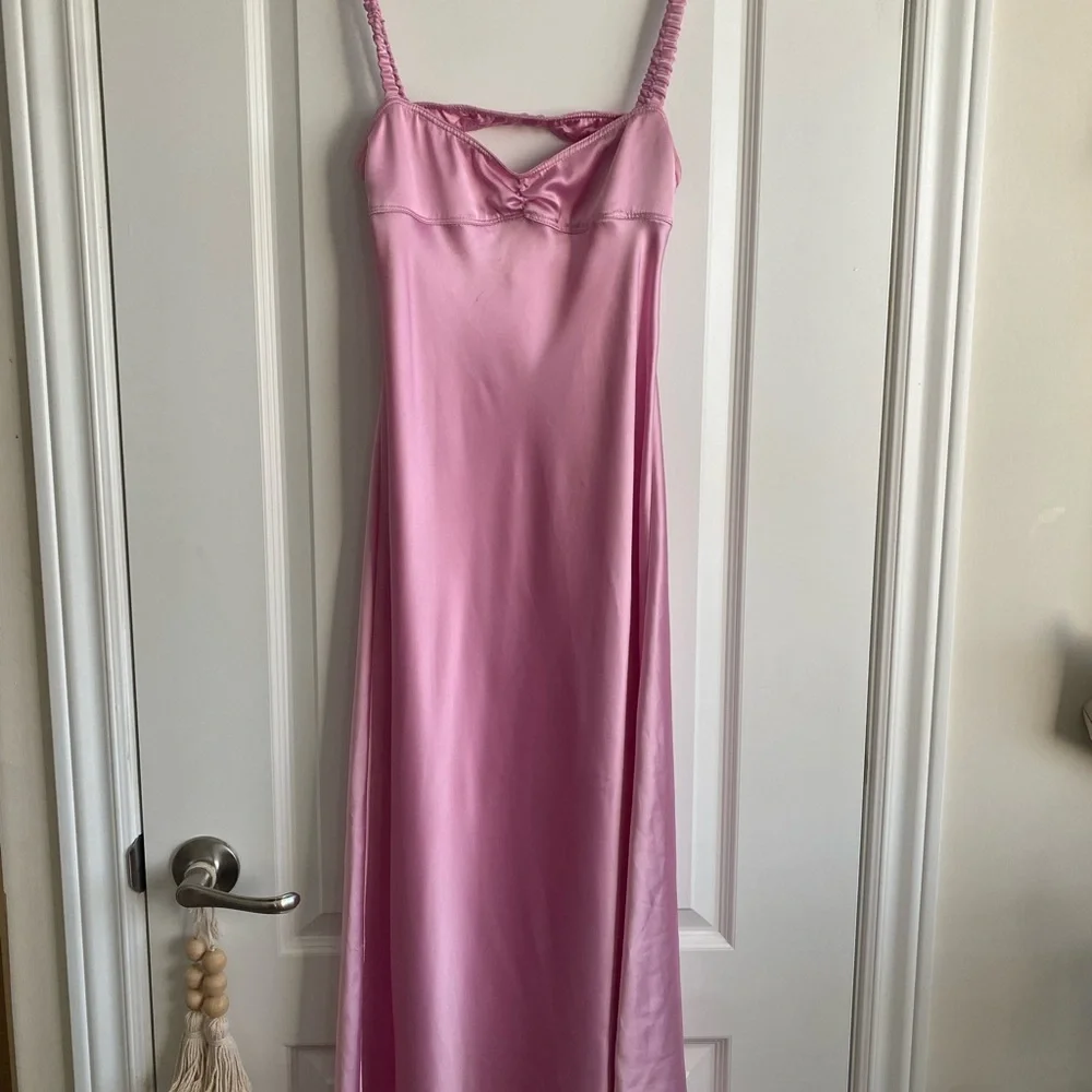 Zara Pink Maxi Dress - Picture 2 of 6